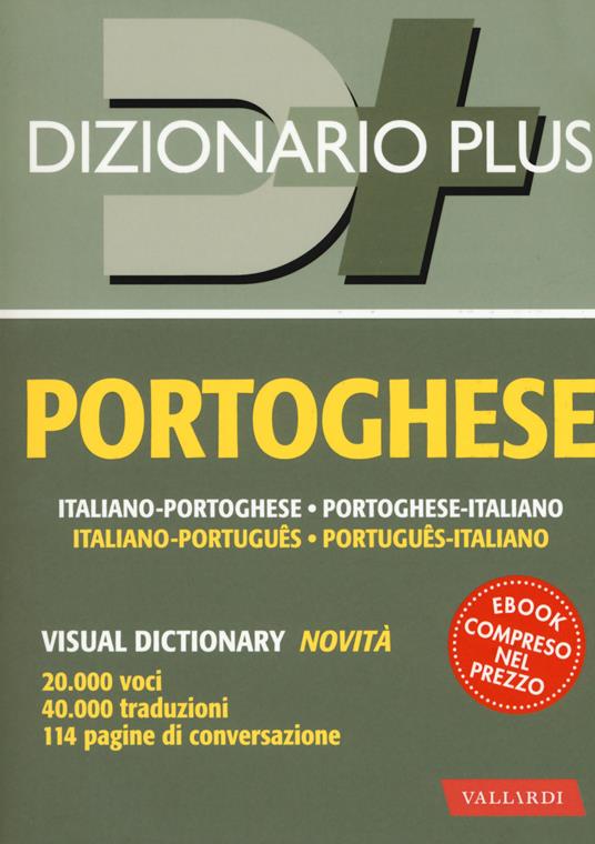 Dizionario portoghese. Italiano-portoghese, portoghese-italiano. Con ebook - copertina
