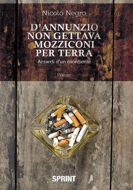 D'Annunzio non gettava mozziconi per terra. Azzardi di un esordiente - Nicolò Negro - copertina