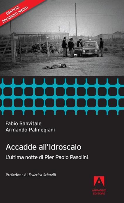 Accadde all'idroscalo. L'ultima notte di Pier Paolo Pasolini - Fabio Sanvitale,Armando Palmegiani - copertina