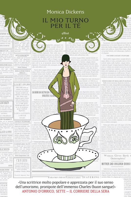 Il mio turno per il tè - Monica Dickens - copertina