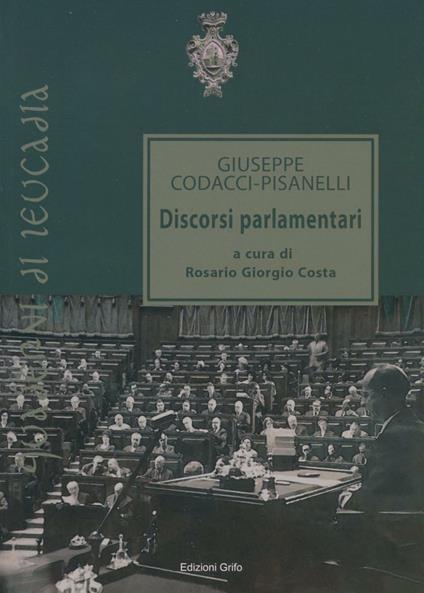 Giuseppe Codacci-Pisanelli. Discorsi parlamentari - copertina