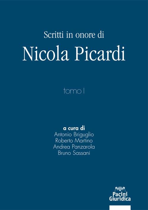 Scritti in onore di Nicola Picardi - copertina