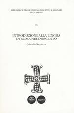 Introduzione alla lingua di Roma nel Duecento