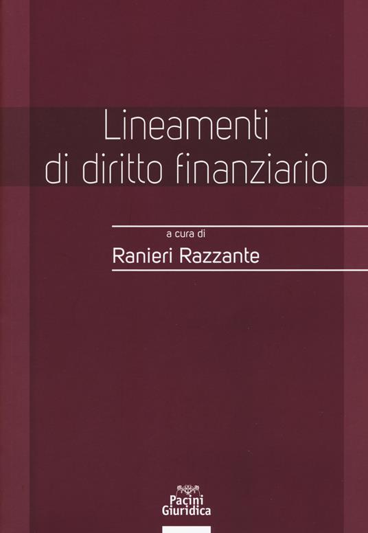 Lineamenti di diritto finanziario - copertina