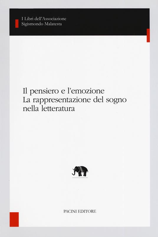 Il pensiero e l'emozione. La rappresentazione del sogno nella letteratura - copertina