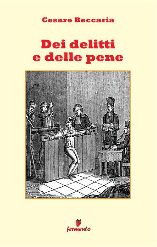 Dei delitti e delle pene - Cesare Beccaria - copertina