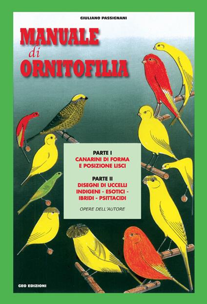 Manuale di ornitofilia - Giuliano Passignani - copertina