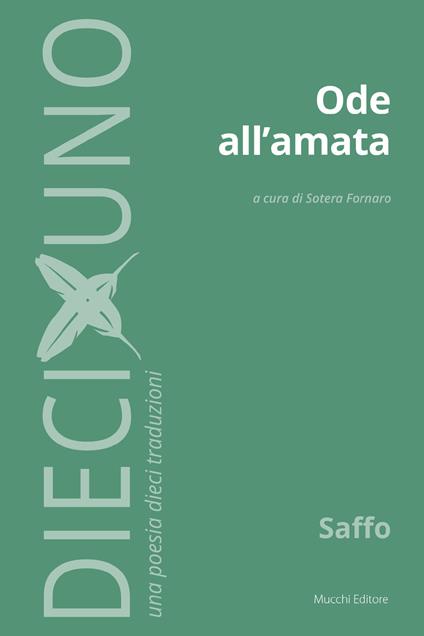 Ode all'amata - Saffo - copertina