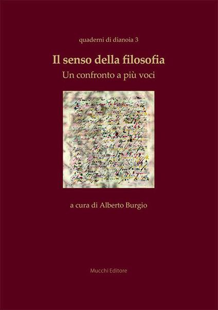 Il senso della filosofia - copertina