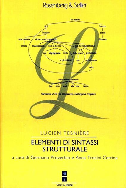 Elementi di sintassi strutturale - Lucien Tesnière - copertina