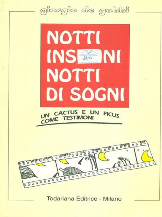 Notti insonni-Notte di sogni-Un cactus e un ficus come testimoni - Giorgio De Gobbi - copertina