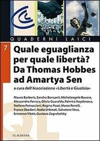 Quale uguaglianza per quale libertà? Da Thomas Hobbes a Amartya Sen - copertina