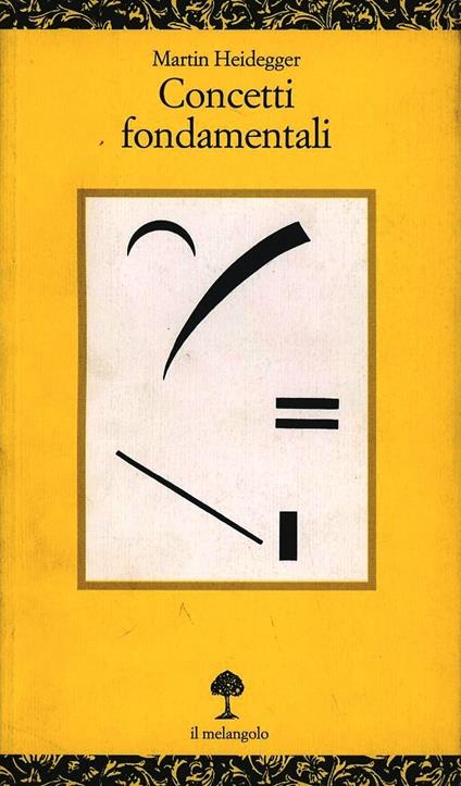 Concetti fondamentali - Martin Heidegger - copertina