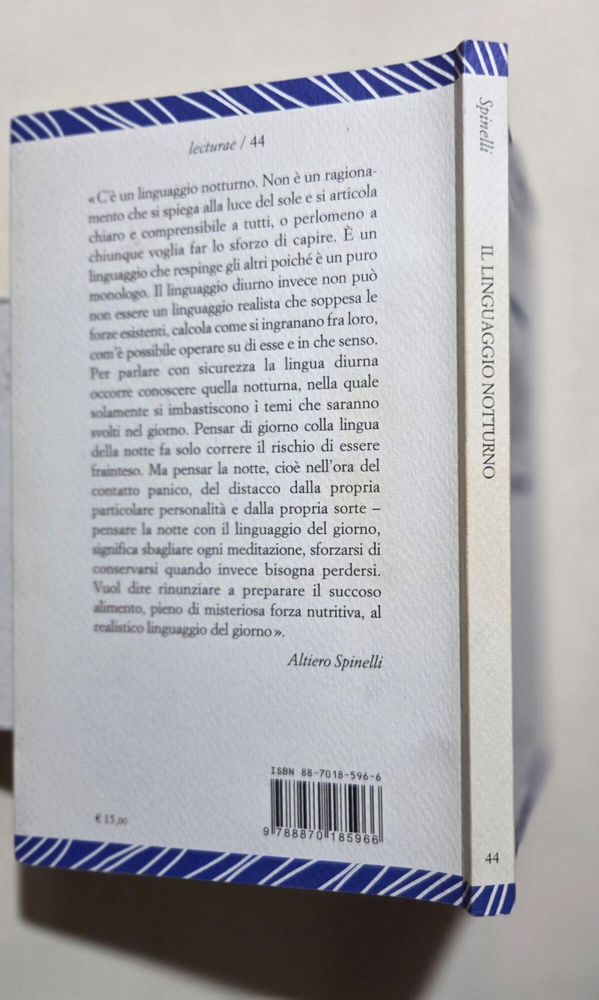 Il linguaggio notturno