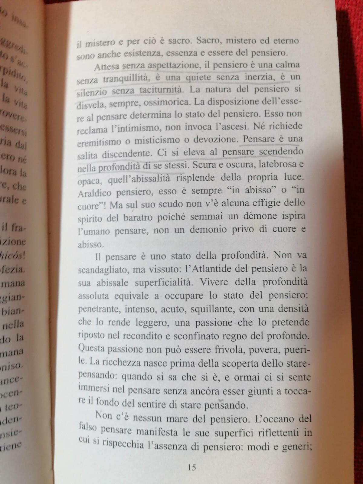 Filosofia del pensiero