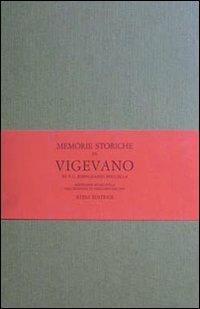 Memorie storiche di Vigevano (rist. anast. Vigevano, 1810) - Pietro G. Biffignandi Buccella - copertina