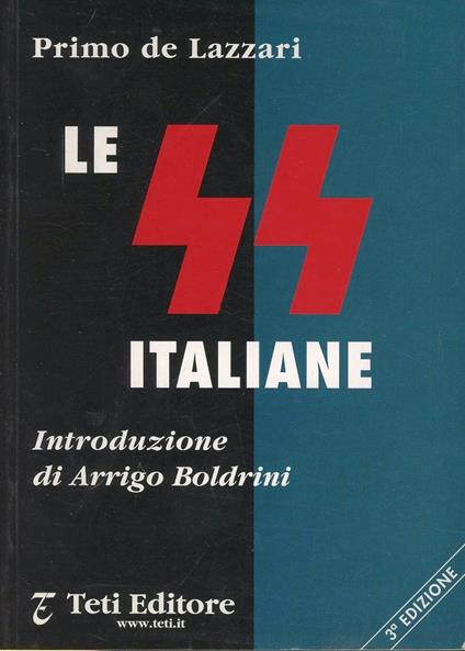 Le SS italiane - Primo De Lazzari - copertina