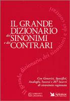 Il grande dizionario dei sinonimi e dei contrari - Pasquale Stoppelli - copertina