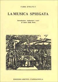 La musica spiegata come scienza e come arte - Antoine Fabre d'Olivet - copertina