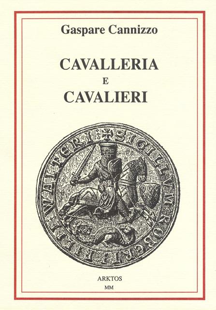 Cavalleria e cavalieri - Gaspare Cannizzo - copertina