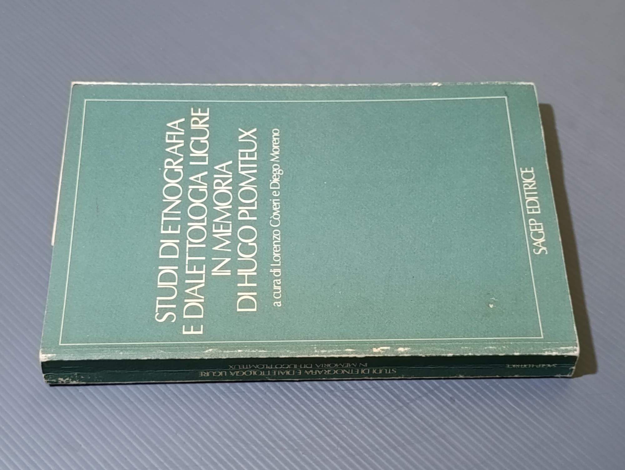 Studi etnografia e dialettologia ligure in memoria di Hugo Plomteux