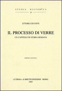 Il processo di Verre, un capitolo di storia romana (1895) - Ettore Ciccotti - copertina