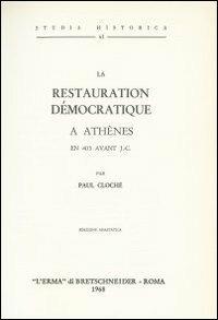 La restauration démocratique à Athènes en 403 avant J. C. (1915) - P. Cloche - copertina