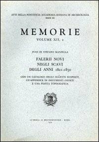 Falerii Novi negli scavi degli anni 1821-1830 - Ivan Di Stefano Manzella - copertina