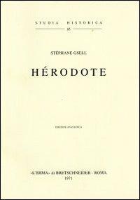 Hérodote (1915) - Stéphane Gsell - copertina