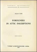 Foreigners in attic inscriptions (1947)