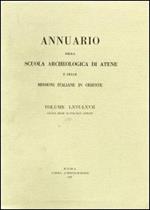 Annuario della Scuola archeologica di Atene e delle Missioni italiane in Oriente. Vol. 52-53