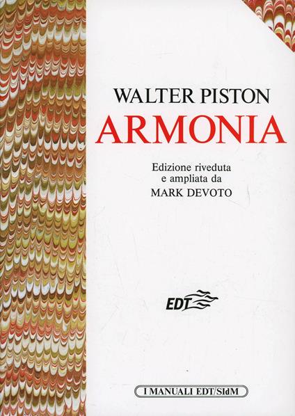 Armonia - Walter Piston - copertina