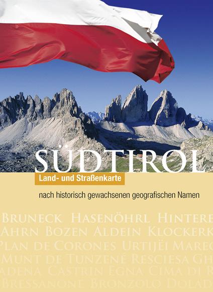 Wanderkarte Südtirol-Historische Namen-Cartina escursionistica Alto Adige con i nomi storici. Ediz. bilingue - copertina
