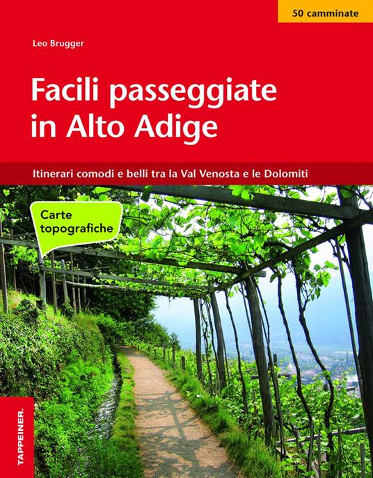 Facili passeggiate in Alto Adige. Itinerari comodi e belli tra la Val Venosta e le Dolomiti - Leo Brugger - copertina