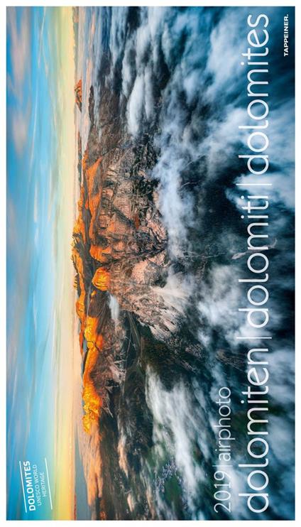 Dolomiti airphoto. Calendario 2019 - copertina