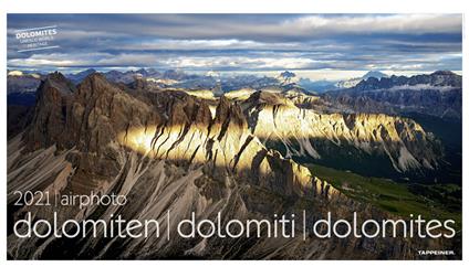 Dolomiti airphoto. Calendario 2021. Ediz. multilingue - copertina