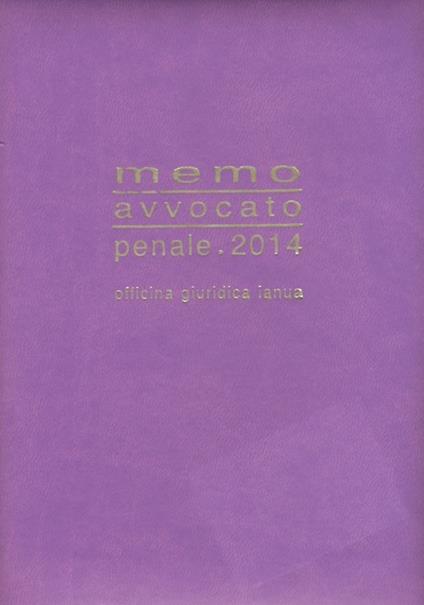 Memo avvocato penale 2014 - copertina