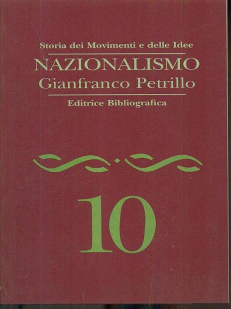 Nazionalismo - Gianfranco Petrillo - copertina