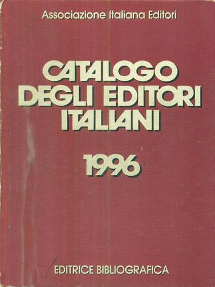 Catalogo degli editori italiani 1996 - copertina
