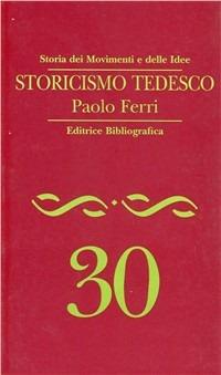 Storicismo tedesco - Paolo Ferri - copertina