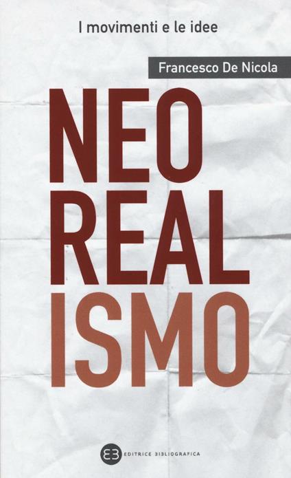 Neorealismo - Francesco De Nicola - copertina