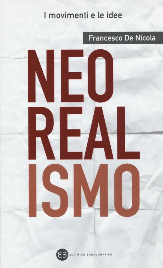 Neorealismo - Francesco De Nicola - copertina