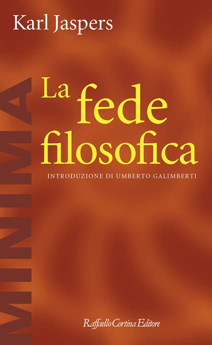 La fede filosofica - Karl Jaspers - copertina