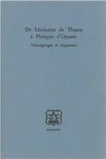 De Léodamas de Thasos à Philippe d'Oponte