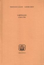 Carteggio (1749-1758)