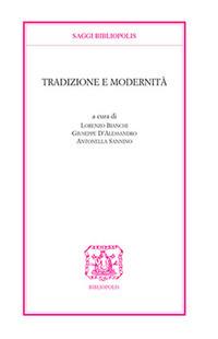 Tradizione e modernità - copertina