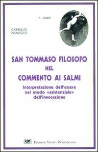 San Tommaso filosofo nel commento ai Salmi - Carmelo Pandolfi - copertina