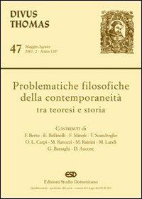 Problematiche filosofiche della contemporaneità tra teoresi e storia - copertina
