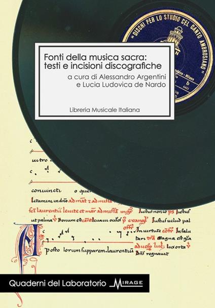 Fonti della musica sacra: testi e incisioni discografiche - copertina
