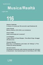 Musica/realtà (2018). Vol. 116: Luglio.